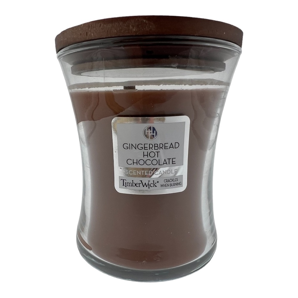 New Timber Wick Gingerbread Hot Chocolate Crackle Candle